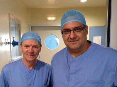 Dr Thomas Dean with Dr Fernando Gomes Sancha